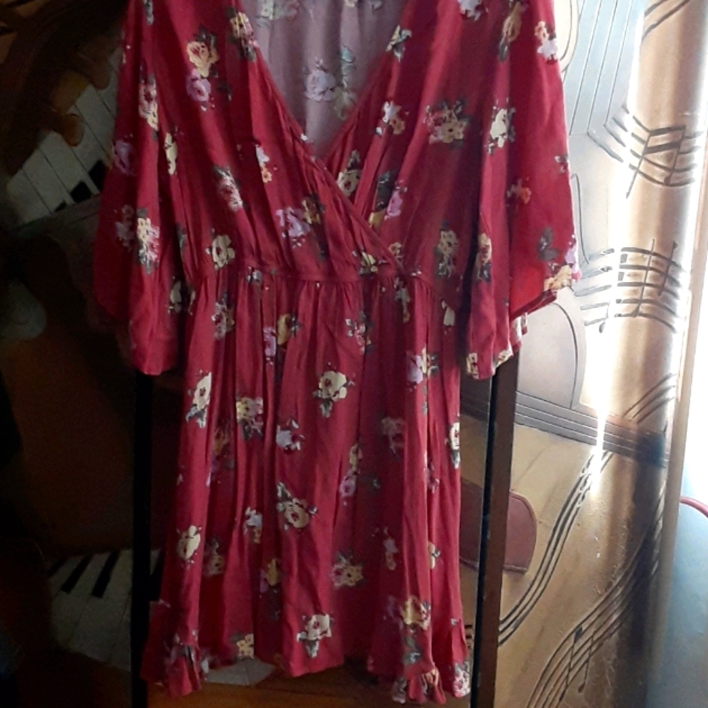 boho floral dress